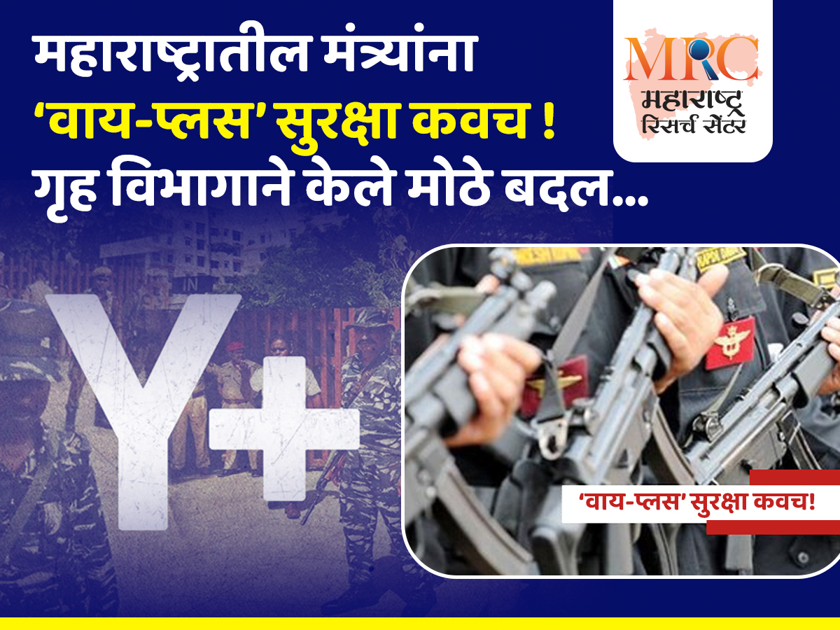महाराष्ट्रातील मंत्र्यांना ‘वाय-प्लस’ सुरक्षा कवच! गृह विभागाने केले मोठे बदल