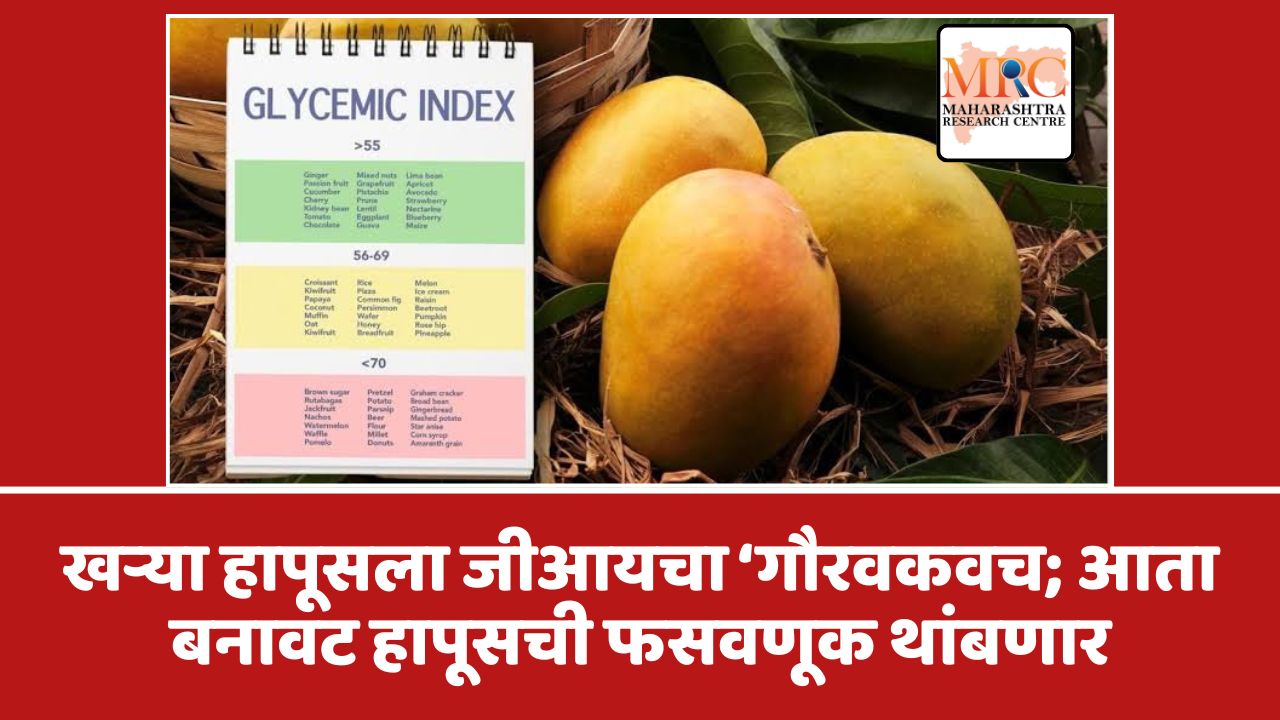 खऱ्या हापूसला जीआयचा ‘गौरवकवच; आता बनावट हापूसची फसवणूक थांबणार