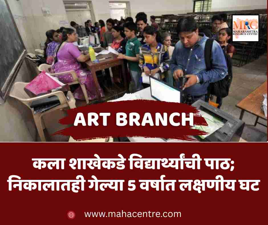 कला शाखेकडे विद्यार्थ्यांची पाठ; निकालातही गेल्या 5 वर्षात लक्षणीय घट